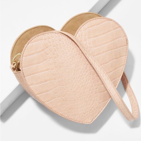 Pink Croc Heart Crossbody Bag - Picture 3 of 7